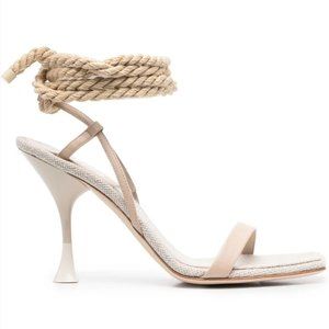 3juin Sugar rope sandals, Tan, Size39